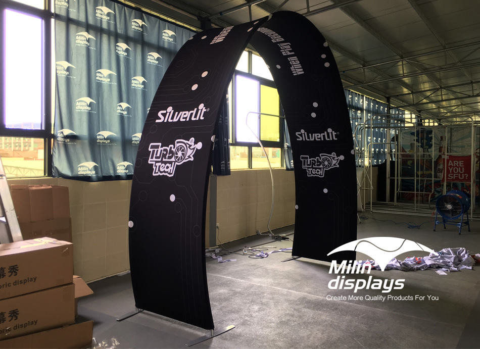 arch fabric backdrop, Arch Tension Fabric Displays，Arch Room， Trade Show Display， trade show conference booth，Backdrops backdrop stand， Exhibition booth.